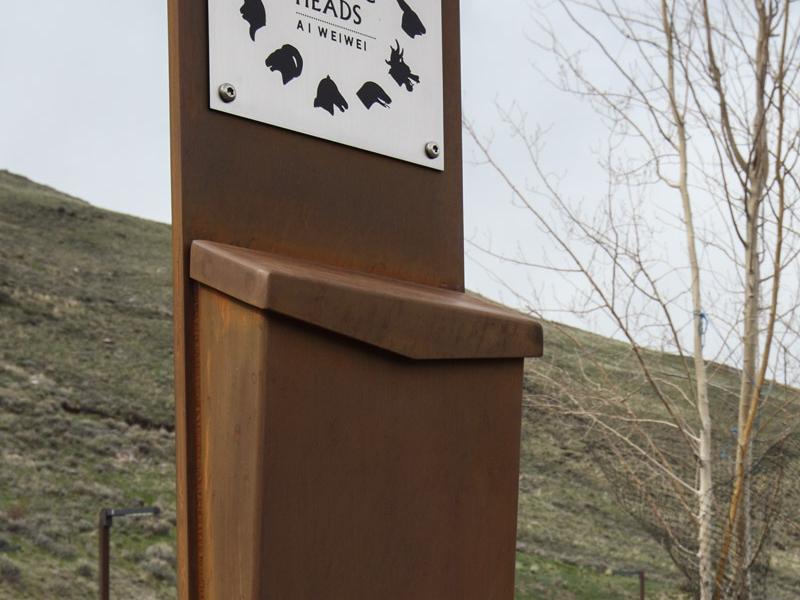 Pamphlet Stand, Jackson, WY