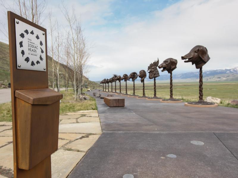 Pamphlet Stand, Jackson, WY