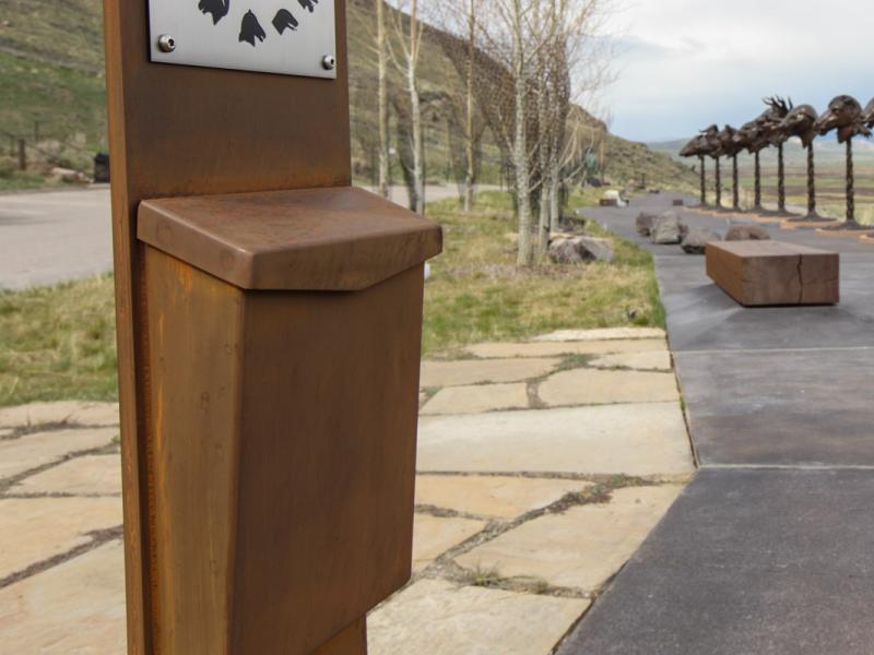 Pamphlet Stand, Jackson, WY