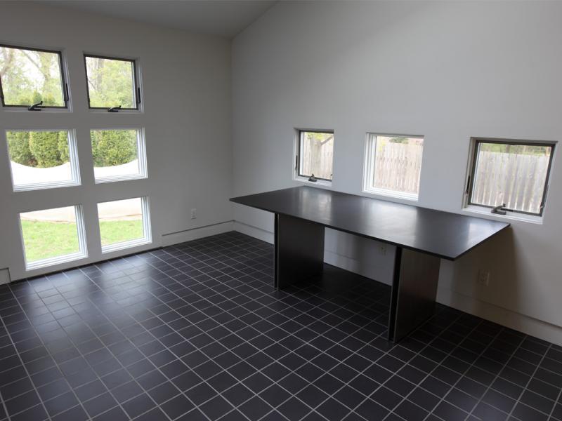 Stainless Steel and Granite Table