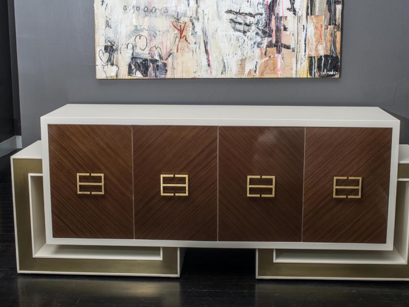 Brass Art Deco Drawer Pulls