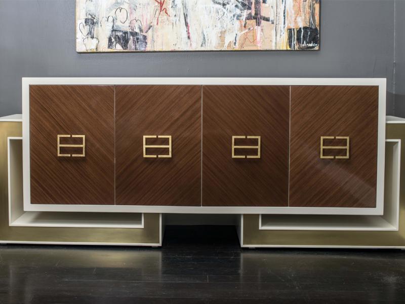 Brass Deco Drawer Pulls