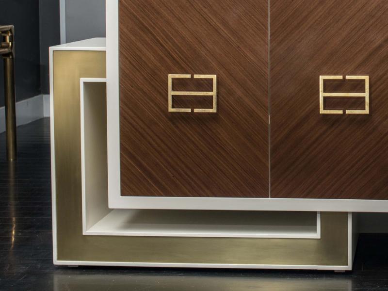 Brass Deco Drawer Pulls