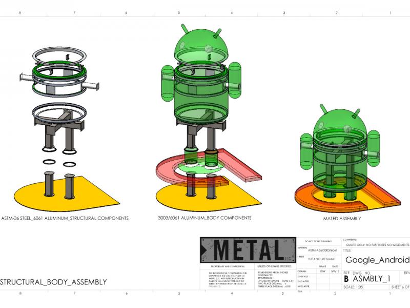 Google Android Sculpture