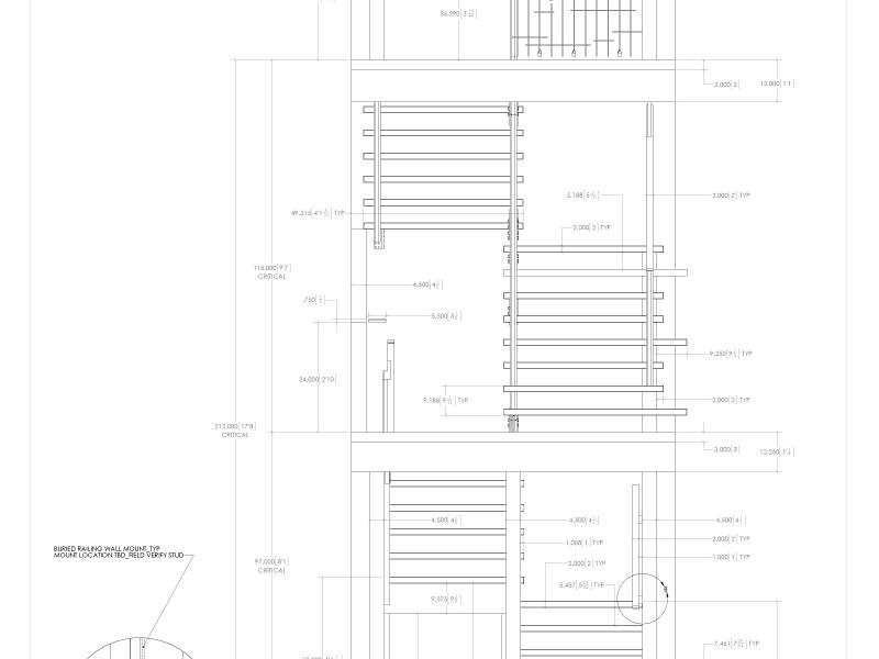 Moire Drip Forged Staircase