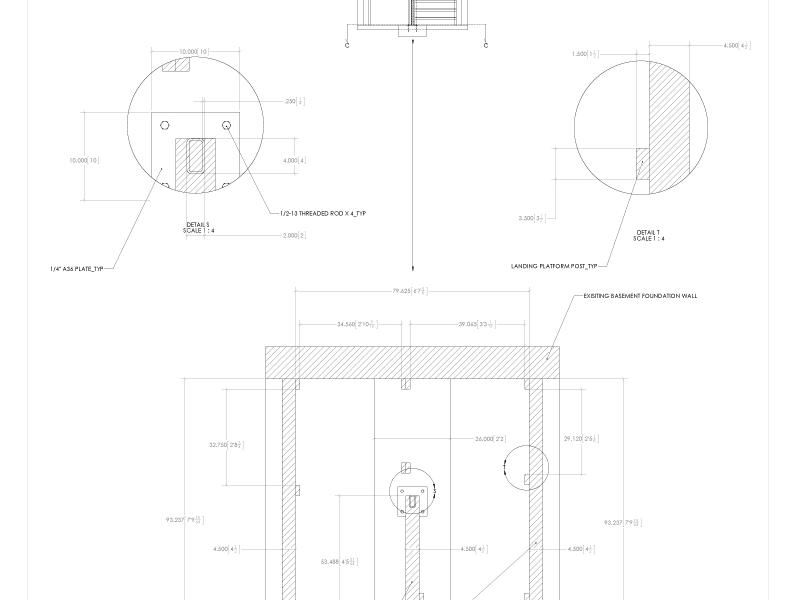 Moire Drip Forged Staircase