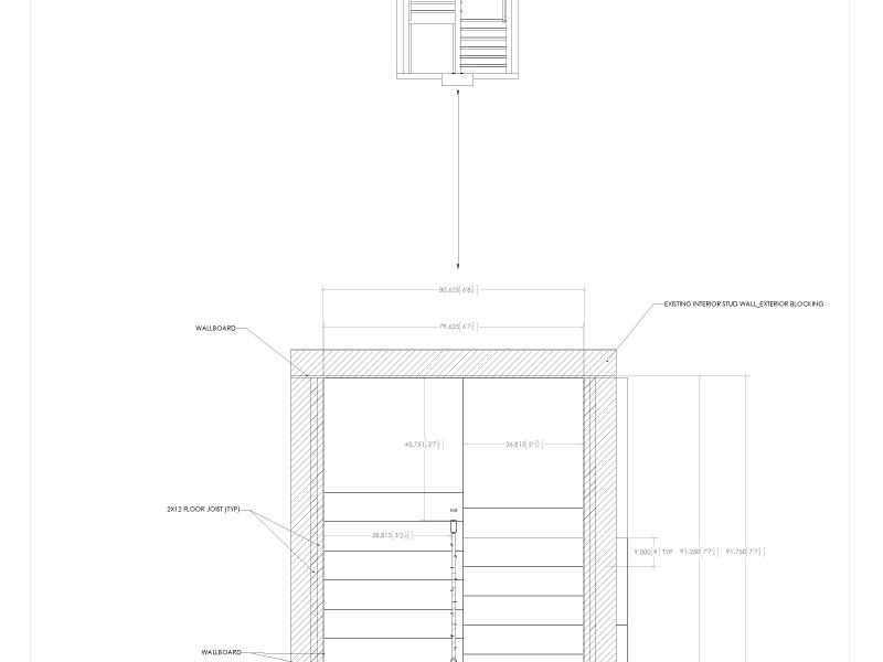 Moire Drip Forged Staircase