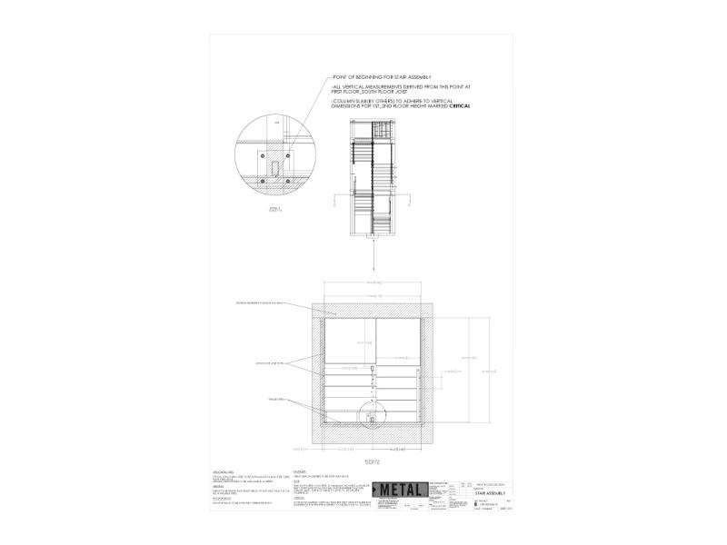 Moire Drip Forged Staircase