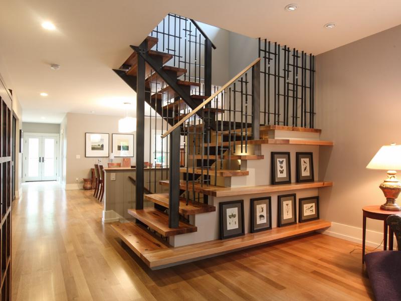 Moire Drip Forged Staircase