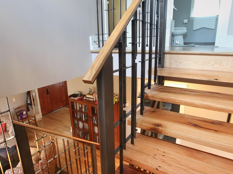 Moire Drip Forged Staircase