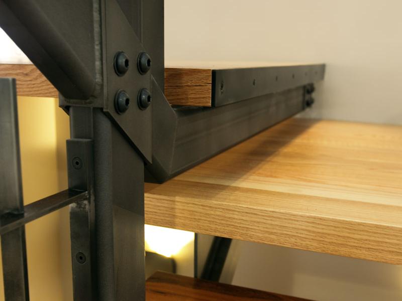 Moire Drip Forged Staircase