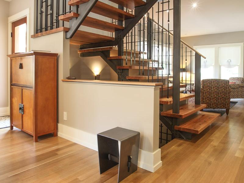 Moire Drip Forged Staircase