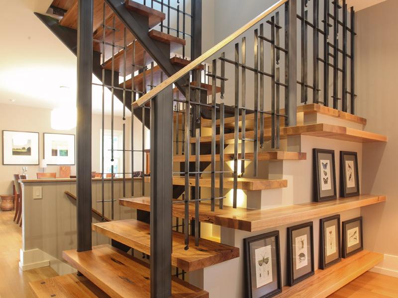 Moire Drip Forged Staircase