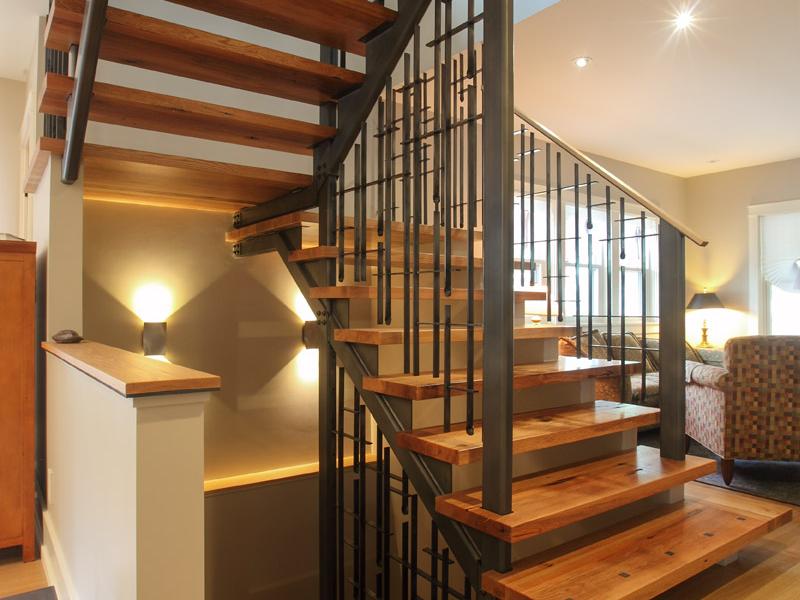 Moire Drip Forged Staircase