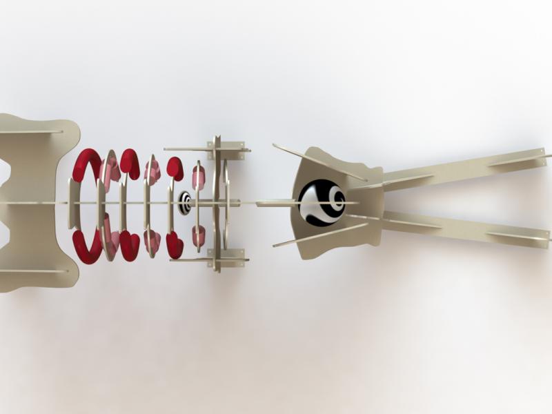 Musical Mastodon Steel Sculpture