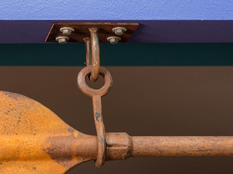 Oar Mounts Weathered Finish