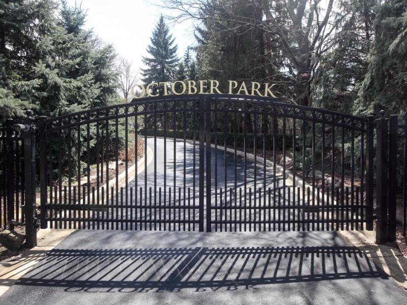 Entrance Gate October Park