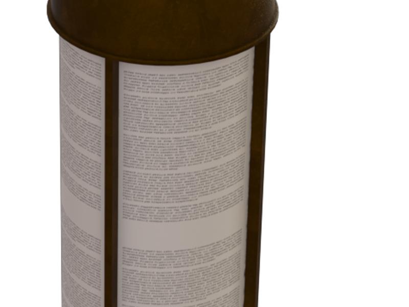 Barrel Reader Bronze Construction