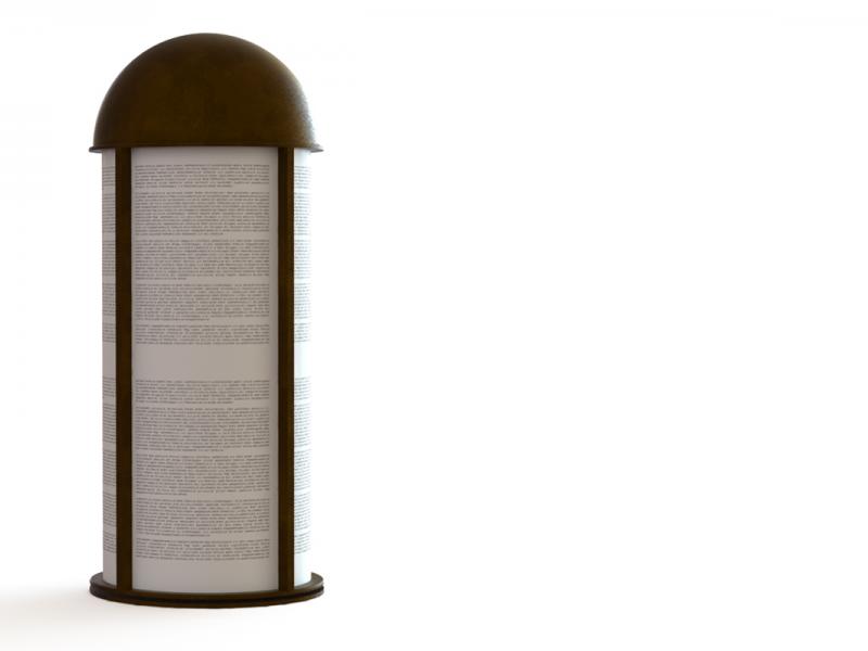 Barrel Reader Bronze Construction