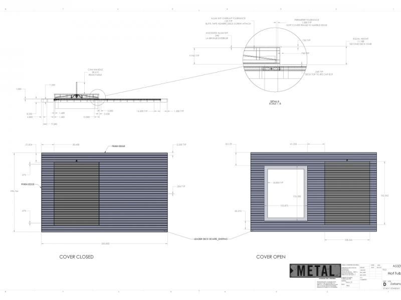Stainless Steel Hot Tub Cover