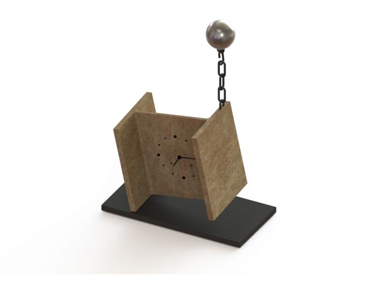 I-Beam Inspired Clock