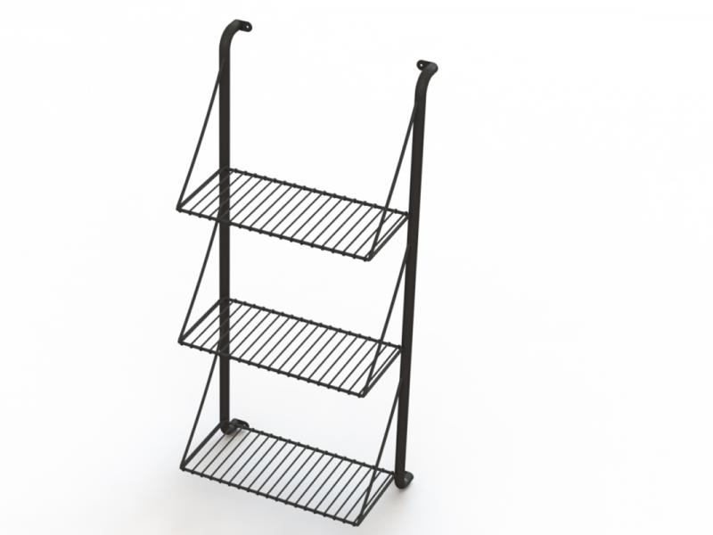 Forged Kitchen Shelves