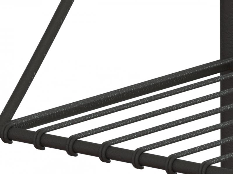 Forged Kitchen Shelves