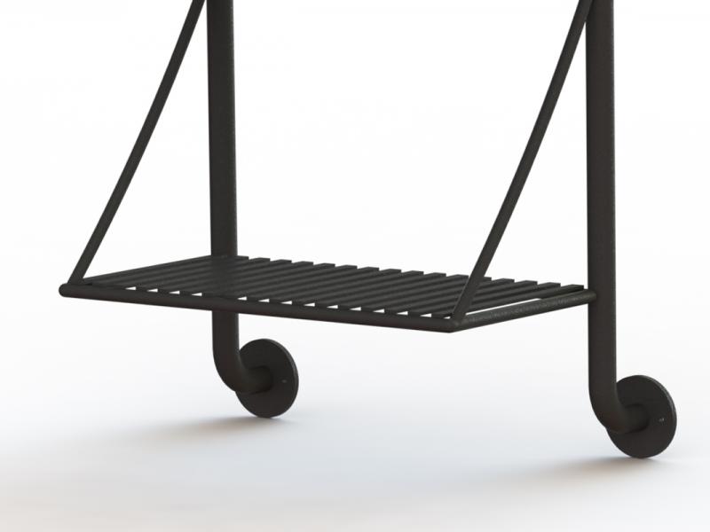 Forged Kitchen Shelves