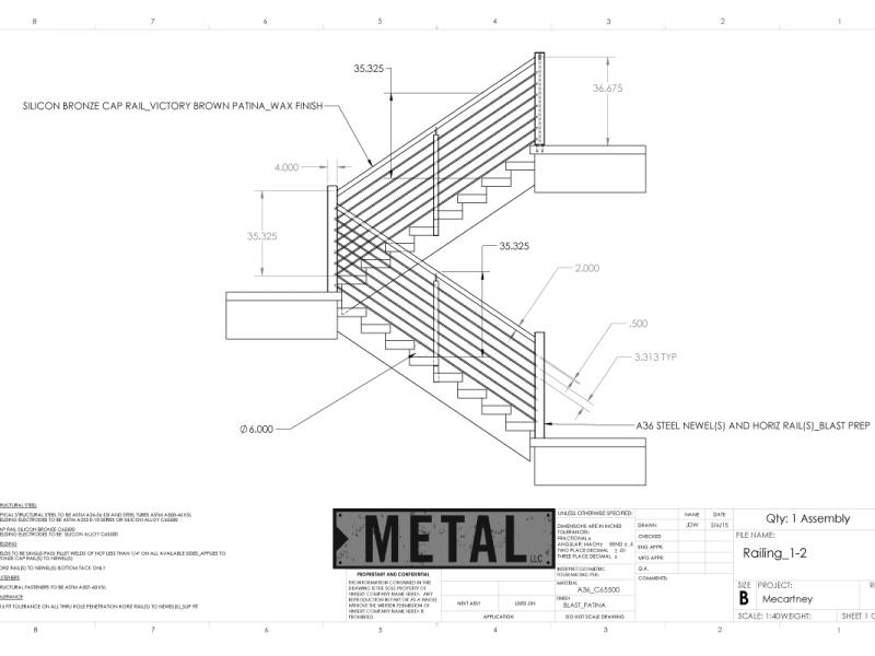 Scalloped Railing Staircase Jackson Hole