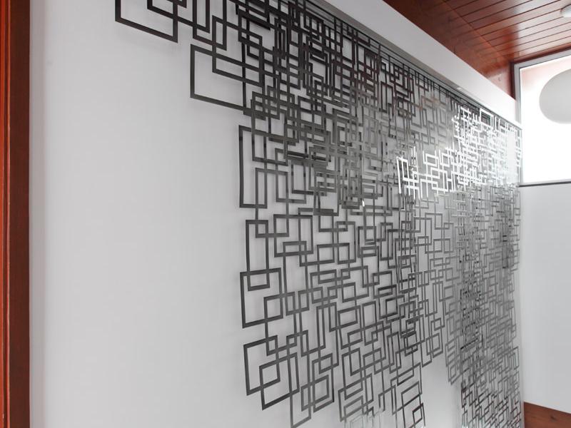 Steel Tapestry Stair Accent