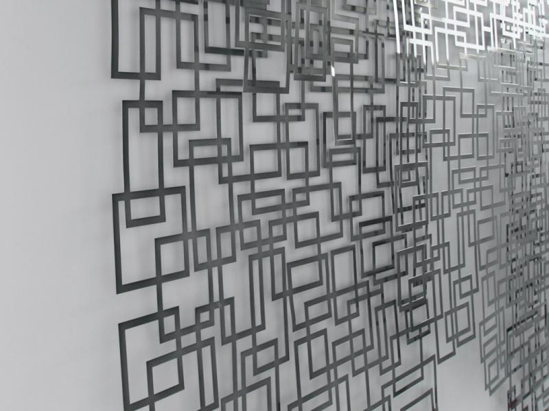 Steel Tapestry Stair Accent