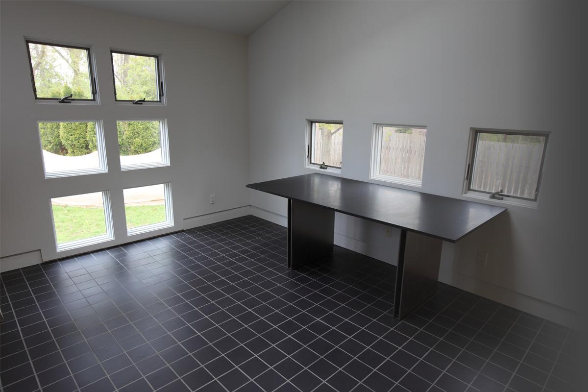 Stainless Steel and Granite Table