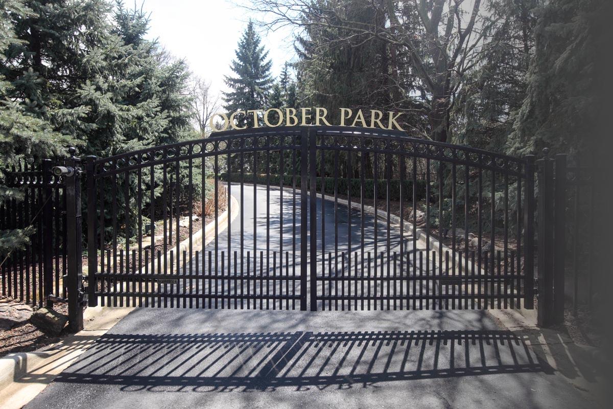 Entrance Gate October Park