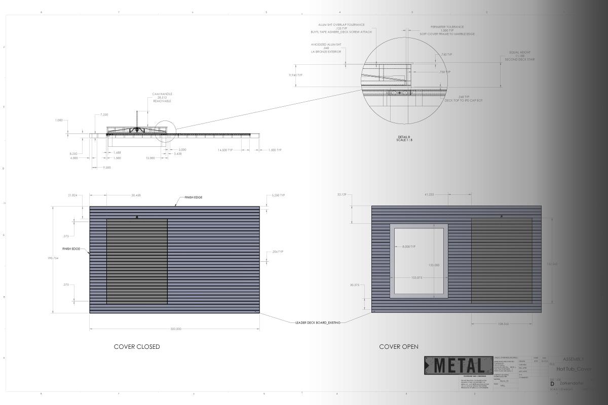 Stainless Steel Hot Tub Cover