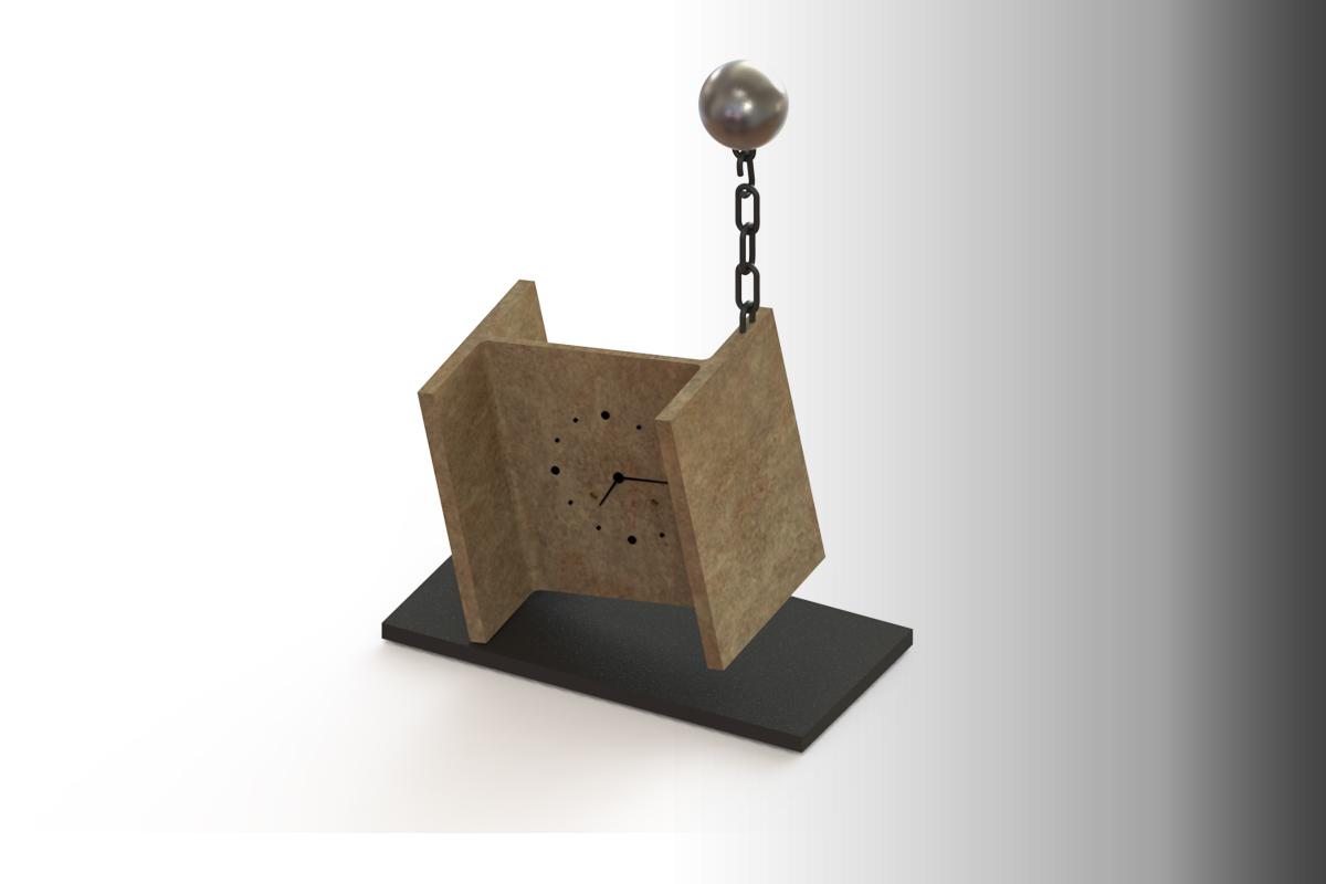 I-Beam Inspired Clock