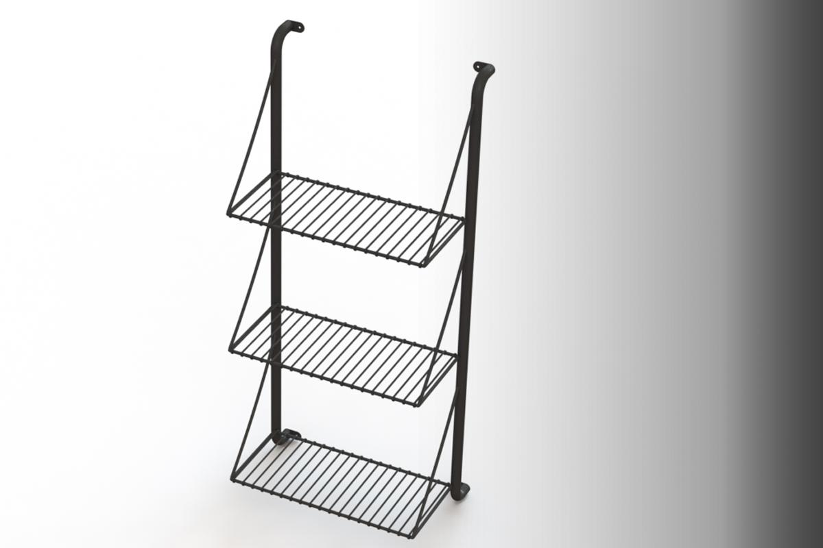 Forged Kitchen Shelves