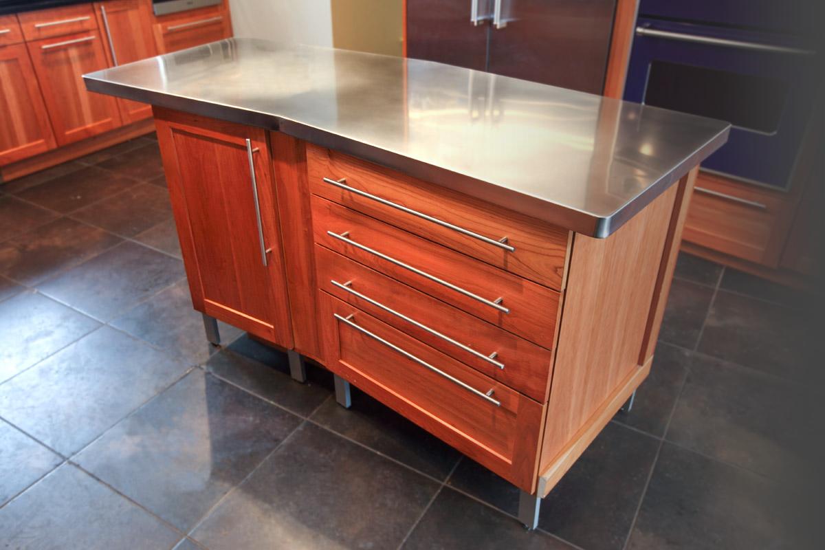 Stainless Steel Island Countertop