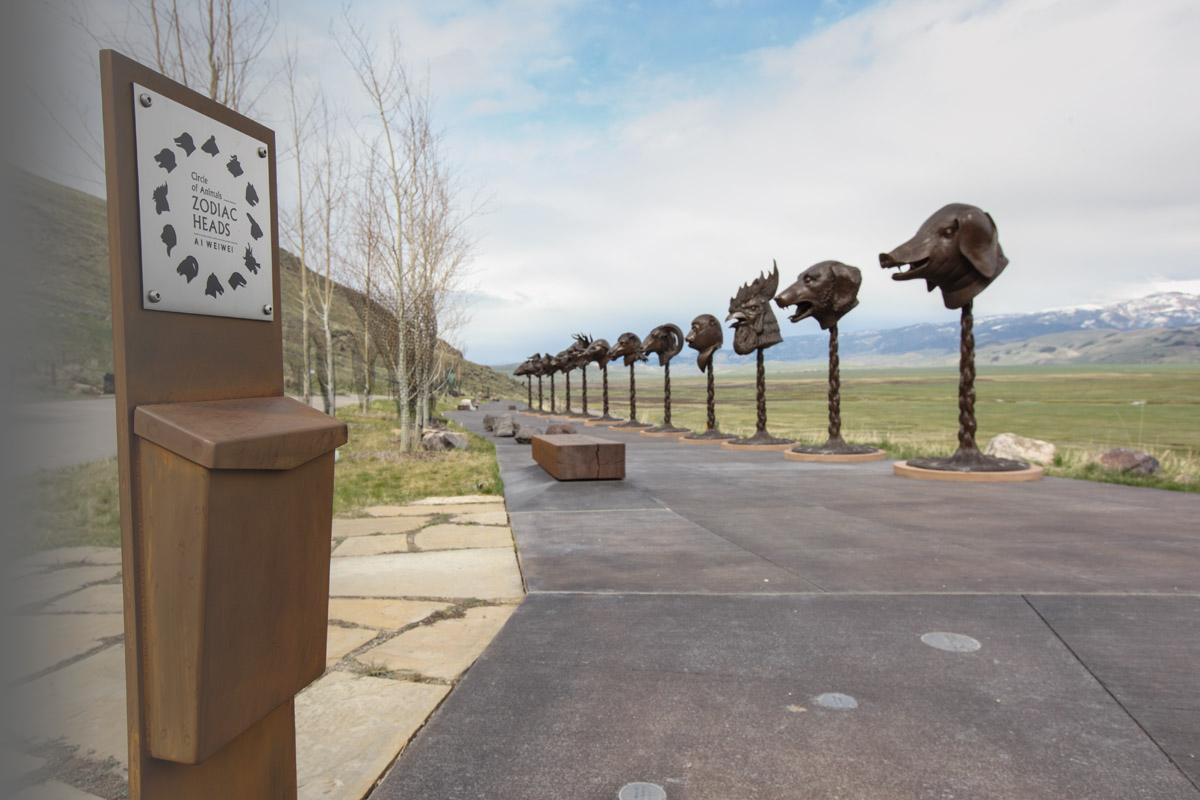 Pamphlet Stand, Jackson, WY