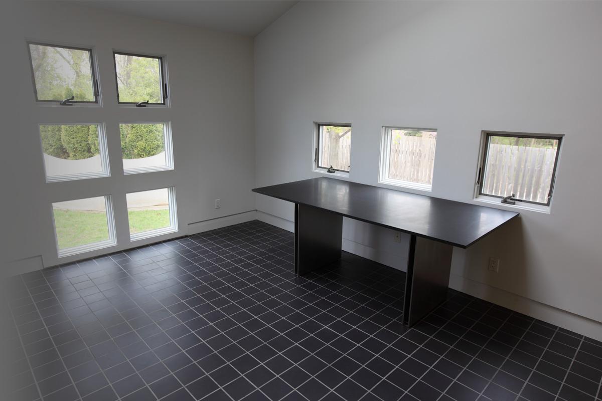 Stainless Steel and Granite Table