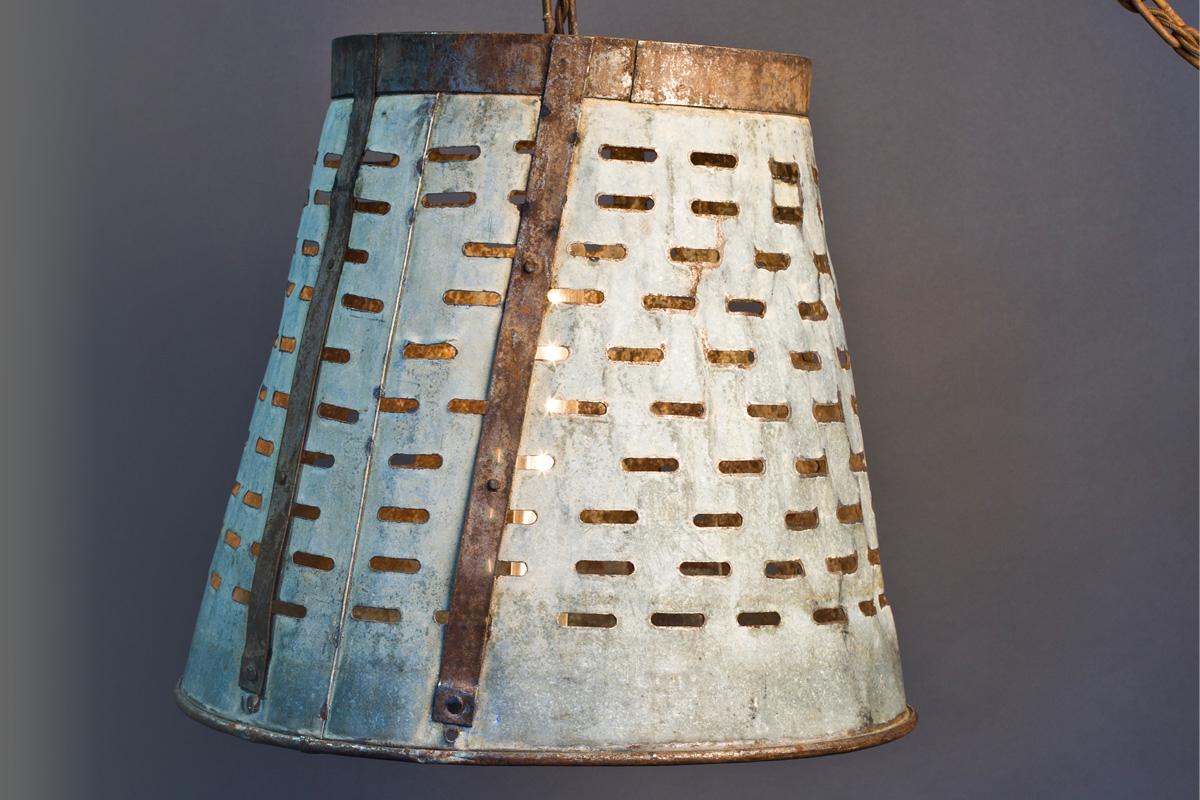 Olive Basket Lamp