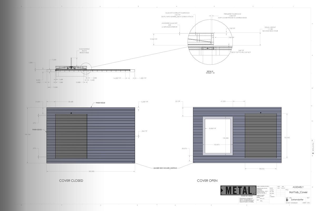 Stainless Steel Hot Tub Cover