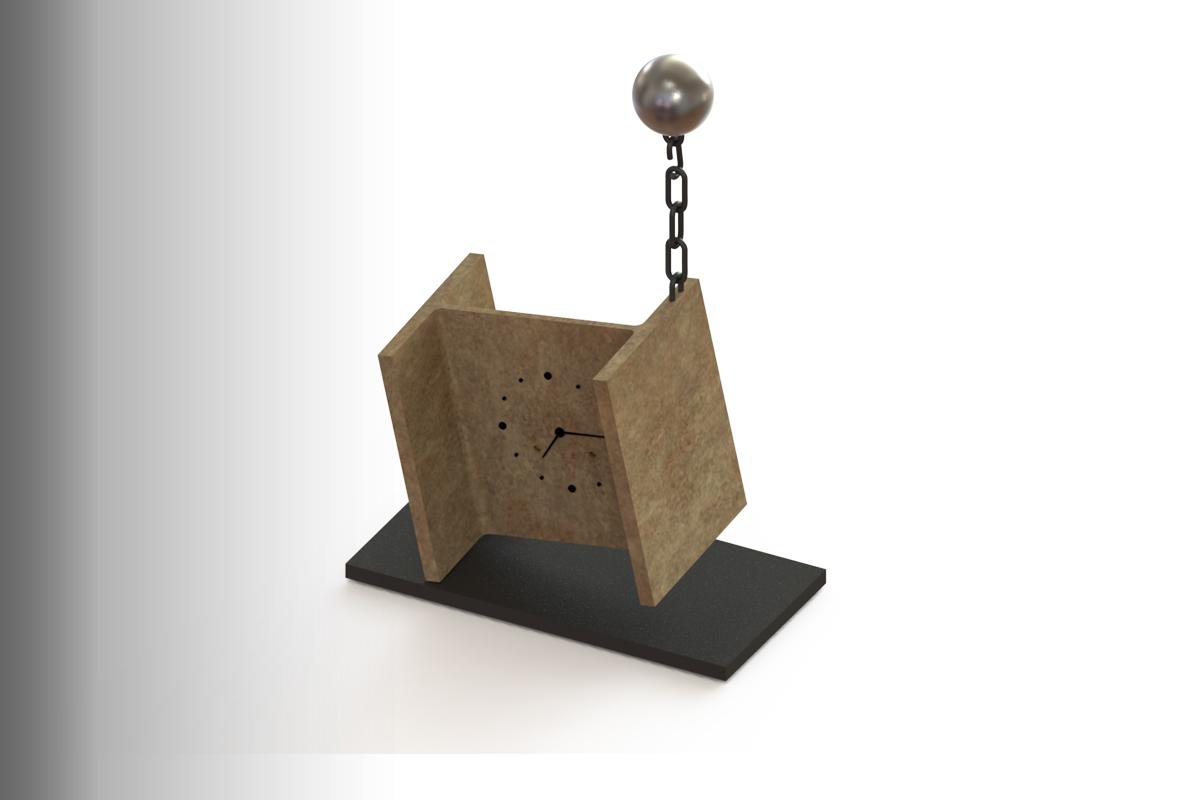 I-Beam Inspired Clock